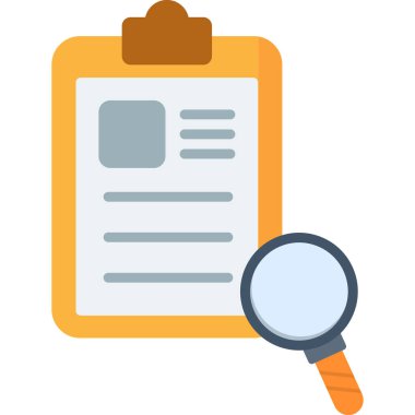 Belge. Web simgesi basit illüstrasyon