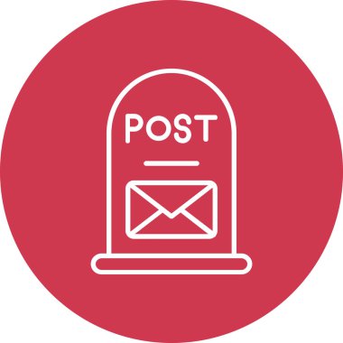 E- posta simgesinin vektör illüstrasyonu