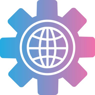 seo modern simgesinin vektör illüstrasyonu