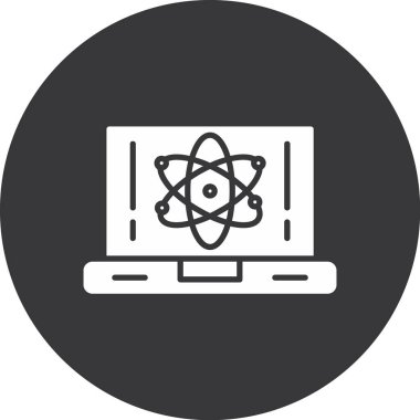 Bilim yassı vektör simgesi