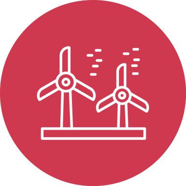 Türbin simgesi vektör illüstrasyonu