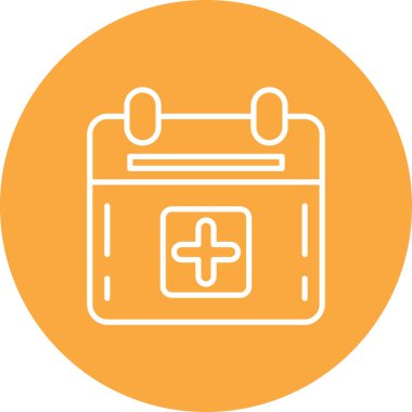 Tıbbi olgu kutsal kişilerin resmi, vektör çizim