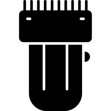 İşlemci yonga simgesi basit vektör. Bilgisayar işlemcisi. çip