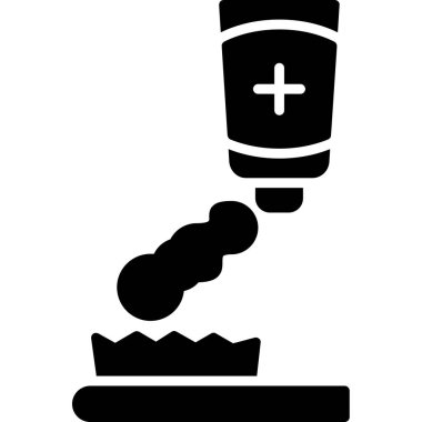 Mikroskop ve mikroskobun vektör çizimi