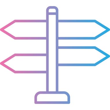 Ok. Web simgesi basit illüstrasyon