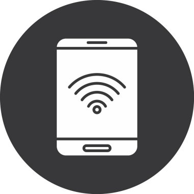 mobil vektör yuvarlanmış simge