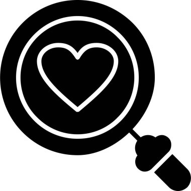 kalp simgesi, vektör illüstrasyonu