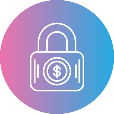 ikon vektör illüstrasyonunu kilitle