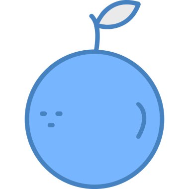 Şirin elma çizgi filminin vektör çizimi