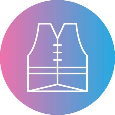 Benzersiz sırt çantası vektör simgesi