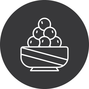 Gıda simgesinin vektör illüstrasyonu