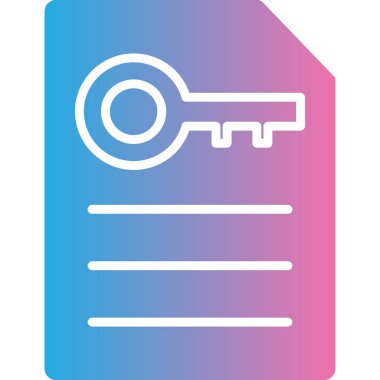 Belge simgesinin vektör illüstrasyonu