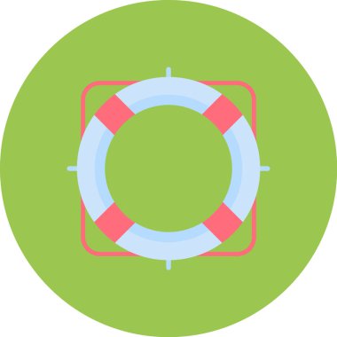 Plaj topu. Basit illüstrasyon