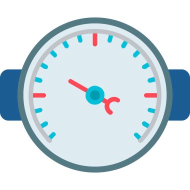 saat düz vektör simgesi