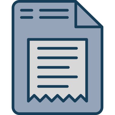 belge dosya simgesi ana hat biçiminde