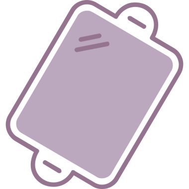 Bir çizgi film akıllı telefon simgesinin vektör çizimi