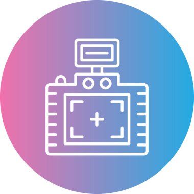 Pil simgesinin vektör illüstrasyonu