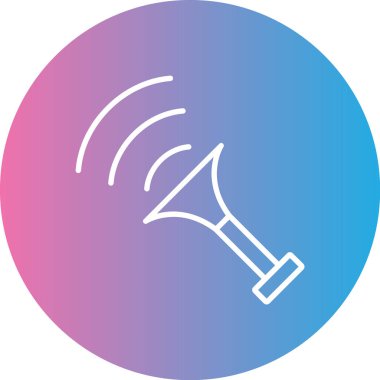 uydu anten ikonu vektör illüstrasyonu