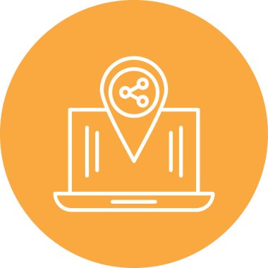 seo modern simgesinin vektör illüstrasyonu