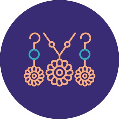 Çiçek. Web simgesi basit illüstrasyon