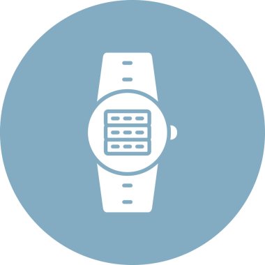 Akıllı Sekme simgesi vektörü beyaz arkaplanda izole edildi, akıllı saat işareti