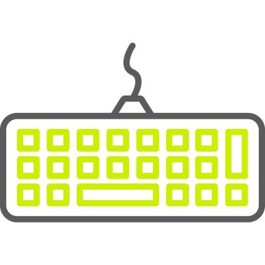 Klavye simgesi, özet biçimi