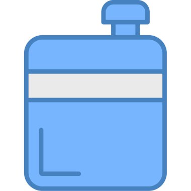 Şişe. Web simgesi basit illüstrasyon