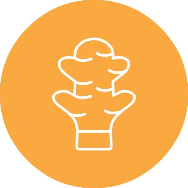 ağaç simgesi vektör illüstrasyonu