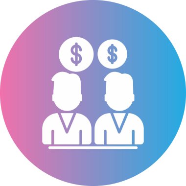 Kolayca düzenlenebilen veya düzenlenebilen dolar vektör simgesi