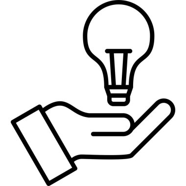 fikir simgesi, vektör simgesi