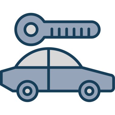 anahtar araba simgesi