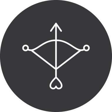 Ok. Web simgesi basit illüstrasyon