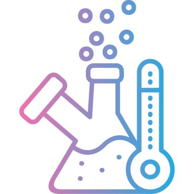 Kimya şişesi. Basit tasarım