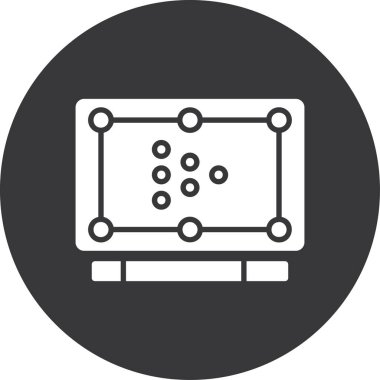 Modern simgenin vektör illüstrasyonu