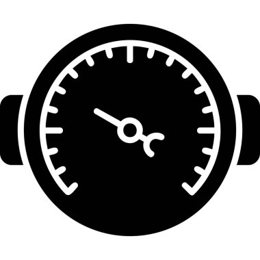 araba hız göstergesi simgesi katı biçiminde