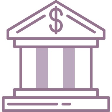 Banka finans simgesi oluşturma - taslak biçimi