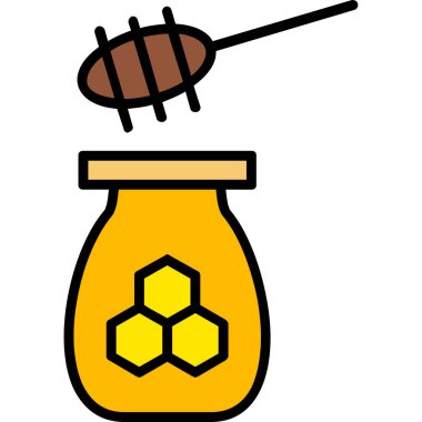 Tatlım. Web simgesi basit illüstrasyon