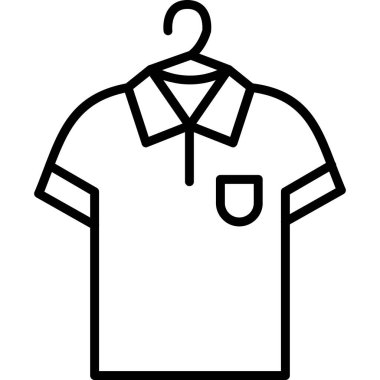 Vektör gömleği illüstrasyonu