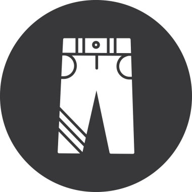 Şort. Web simgesi basit tasarım