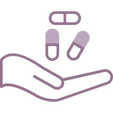 Haplar. Web simgesi basit illüstrasyon