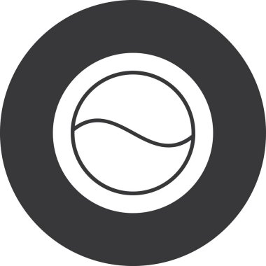 Modern bir simge tasarımının vektör illüstrasyonu