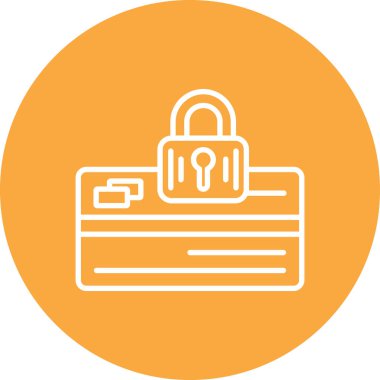 kilit vektör simgesi modern basit illüstrasyon