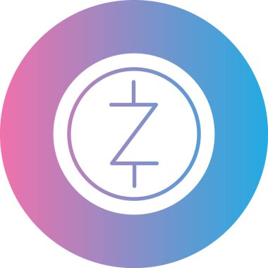 Z simgesinin vektör illüstrasyonu