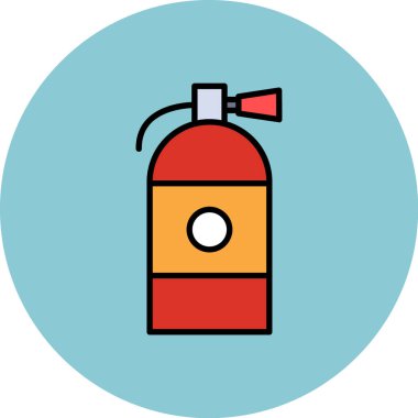 yangın söndürücü ikon vektör illüstrasyonuName