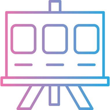 Modern bir simgenin vektör illüstrasyonu