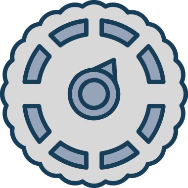 dişli simgesi, illüstrasyon tasarımı