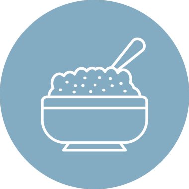 yiyecek web simgesi basit illüstrasyon