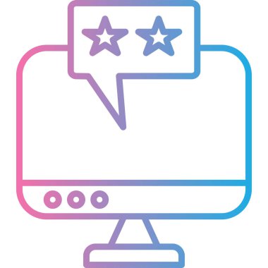 Geri bildirim simgesinin vektör simgesi