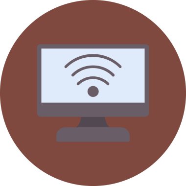 dizüstü bilgisayar simgesi, vektör illüstrasyonu