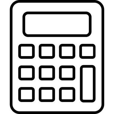 hesaplayıcı matematik simgesi ana hat biçiminde